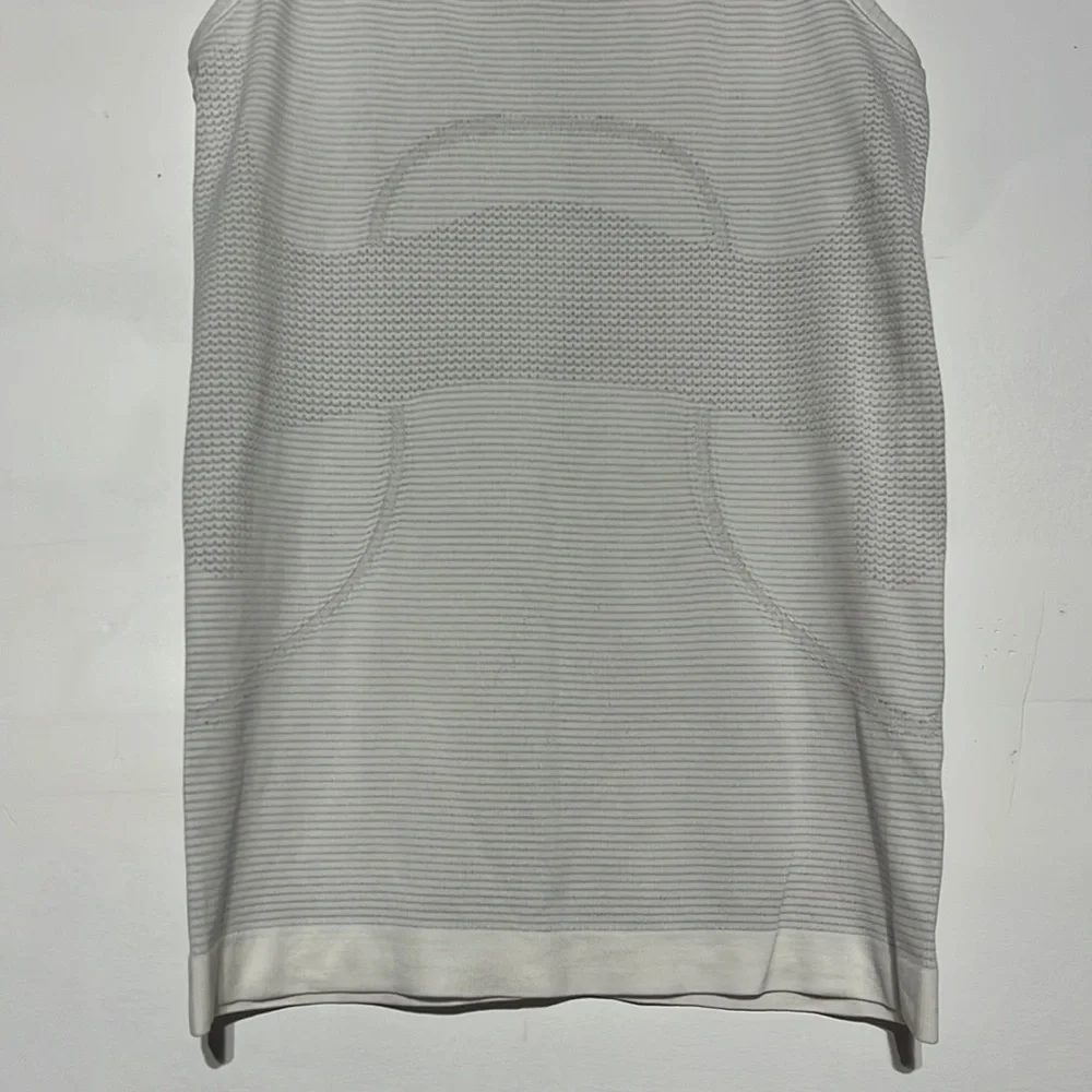 Lululemon Swiftly Tech Racerback Tank Top 2.0 White Size 4 - Picture 4 of 8